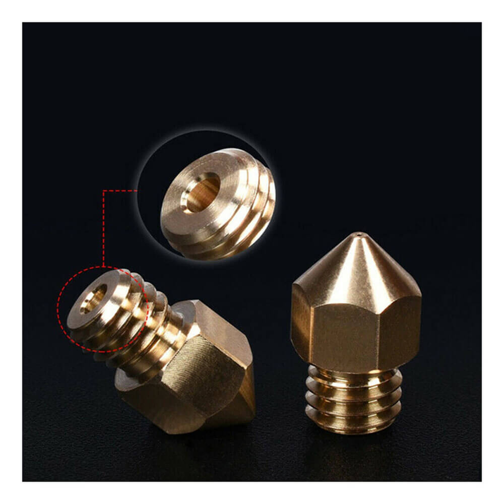 3D Yazıcı MK8 Extruder 1.75mm/ 0.3mm Baskı Kafası Nozzle - GD35