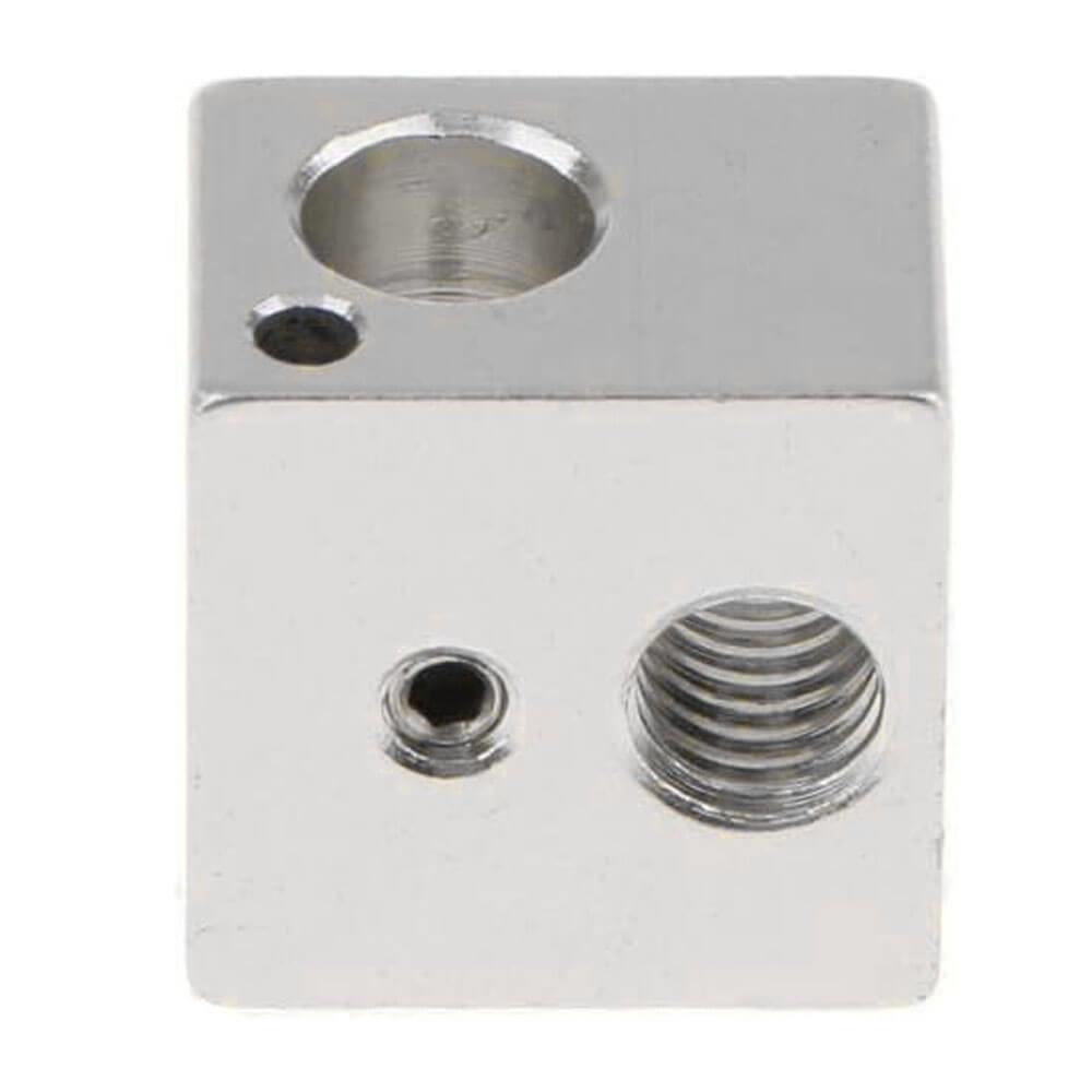 3D Yazıcı E3D V5 Isıtıcı Blok Baskı Kafası J Kafa 16x16x12mm Alüminyum Blok - GD46
