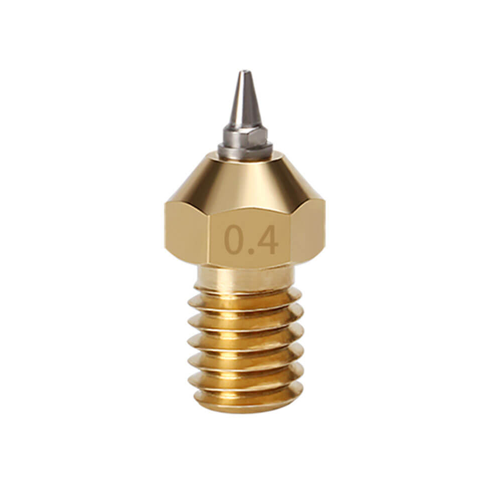 3D Yazıcı Nozzle M6 V5 V6 E3d Paslanmaz Çelik Pirinç MK8 Ekstrüder Memesi Baskı Kafası 0.4mm 1.75mm - GD49
