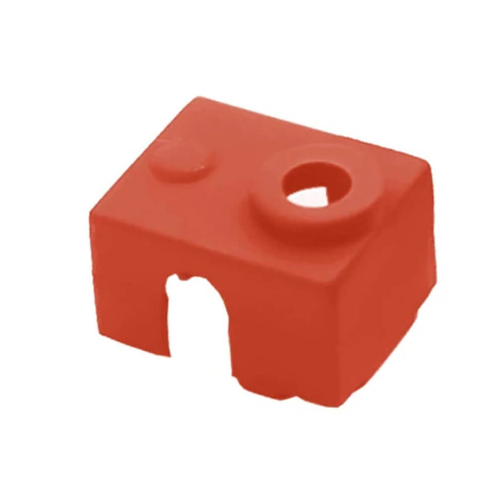 E3D-V6 Geliştirilmiş Alüminyum Isıtıcı Blok Silikon Kılıfı - Kırmızı - GD68