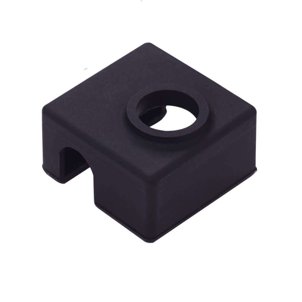 E3D-V6 Geliştirilmiş Yüksek Sıcaklığa Dayanıklı MK8/MK9 Alüminyum Isıtıcı Blok Silikon Kılıfı - Siyah - GD71 -ok