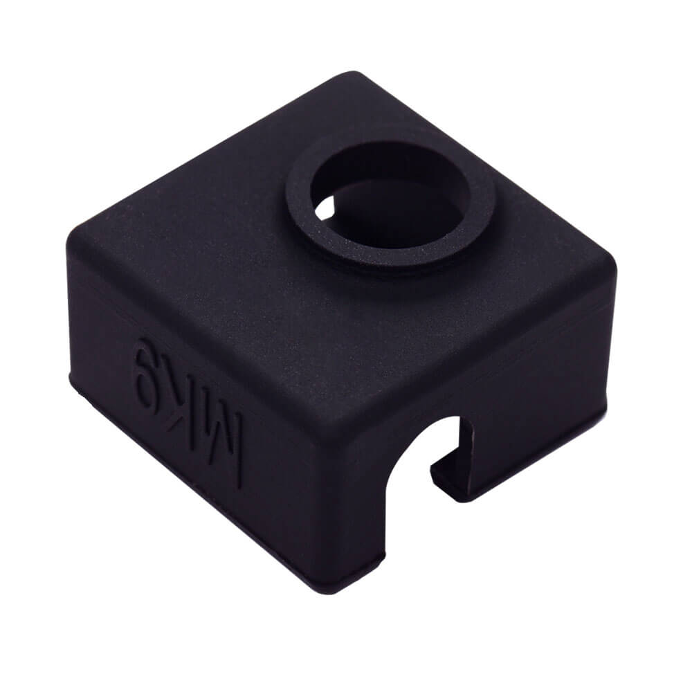 E3D-V6 Geliştirilmiş Yüksek Sıcaklığa Dayanıklı MK7/MK8/MK9 Alüminyum Isıtıcı Blok Silikon Kılıfı - Siyah -GD74