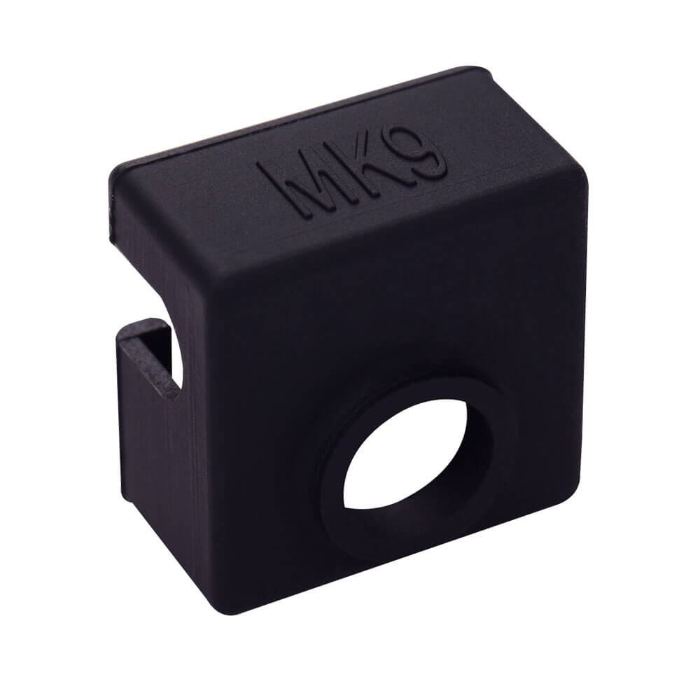 E3D-V6 Geliştirilmiş Yüksek Sıcaklığa Dayanıklı MK8/MK9 Alüminyum Isıtıcı Blok Silikon Kılıfı - Siyah - GD79