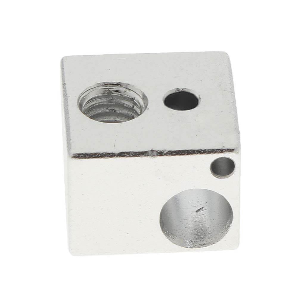 3D Yazıcı E3D V5 Isıtıcı Blok Baskı Kafası J Kafa Çift Taraflı 16x16x12mm Alüminyum Blok