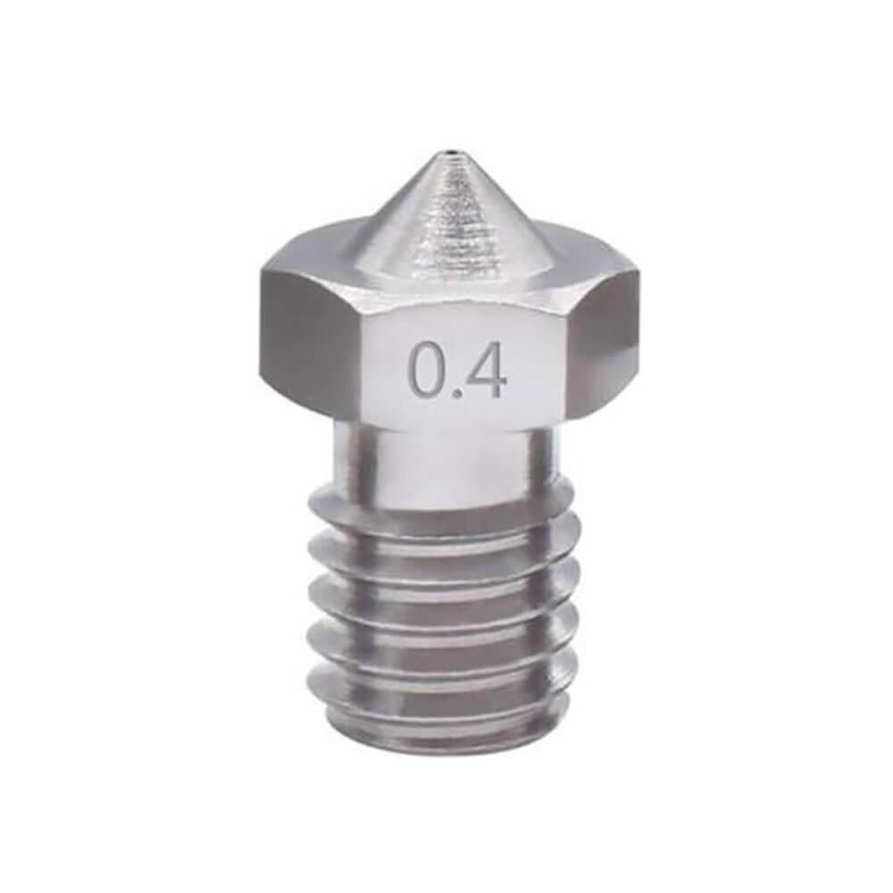 3D Yazıcı E3D V5-V6 MK8 Extruder 1.75mm/0.4mm Paslanmaz Çelik Nozzle M6 - GD107