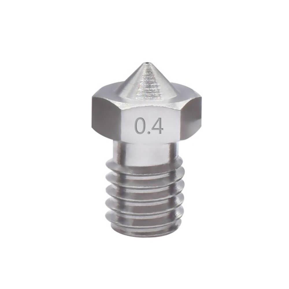 3D Yazıcı E3D V5-V6 MK8 Extruder 3mm/0.4mm Paslanmaz Çelik Nozzle M6 - GD112