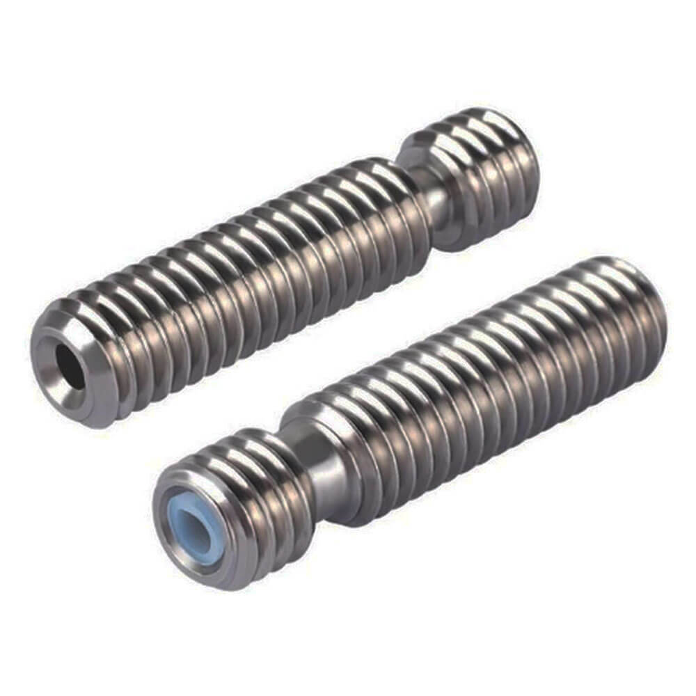 3D Yazıcı M6x30mm Teflonlu Çelik Barel 2.1mm - E3D V5 Uyumlu - GD120