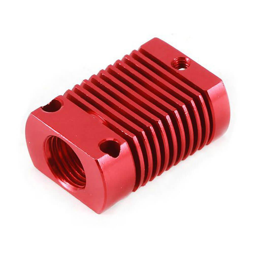 3D Yazıcı Isıtma Bloğu Ender-3/Ender-3 Pro/Ender-3 V2/Ender-5/CR-10 Serisi Baskı Kafası Isıtma Alüminyum Blok - Kırmızı