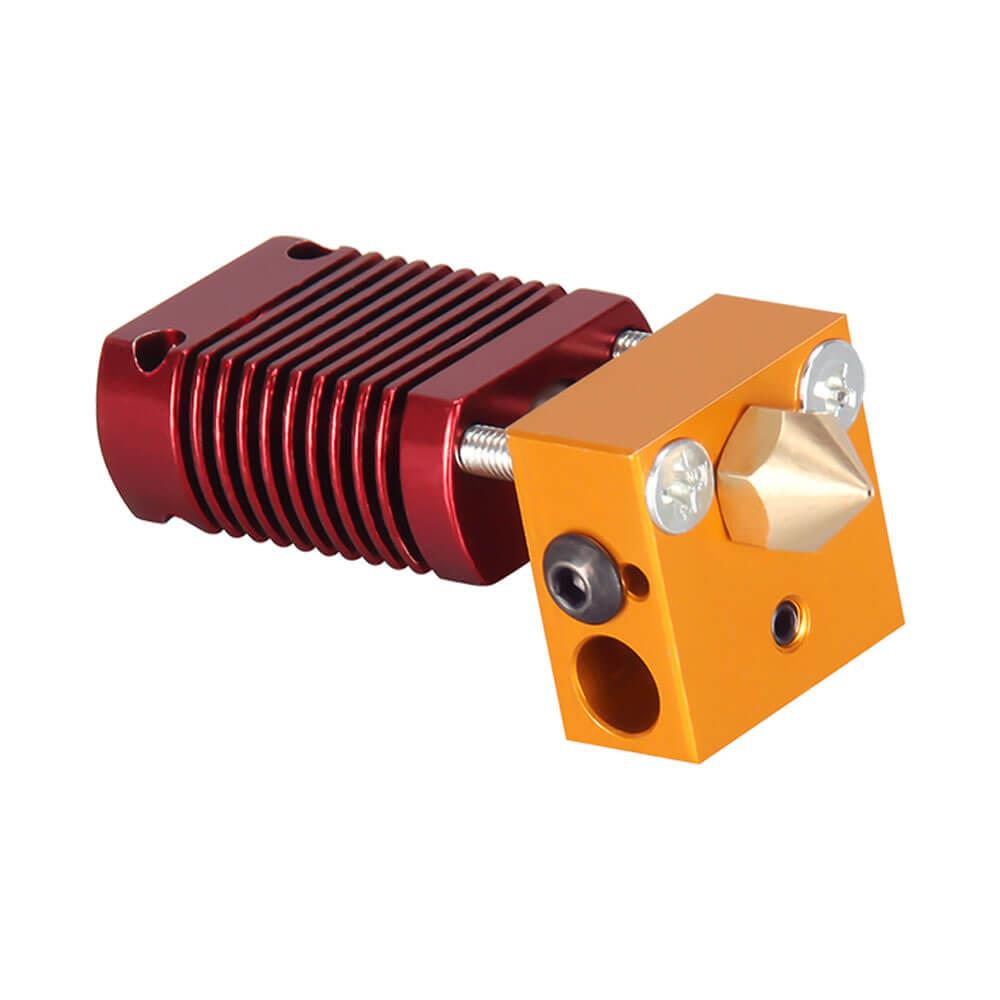 3D Yazıcı Isıtma Bloğu Ender-3/Ender-3 Pro/Ender-3 V2/Ender-5/CR-10 Serisi Baskı Kafası Isıtma Alüminyum Blok - Kırmızı