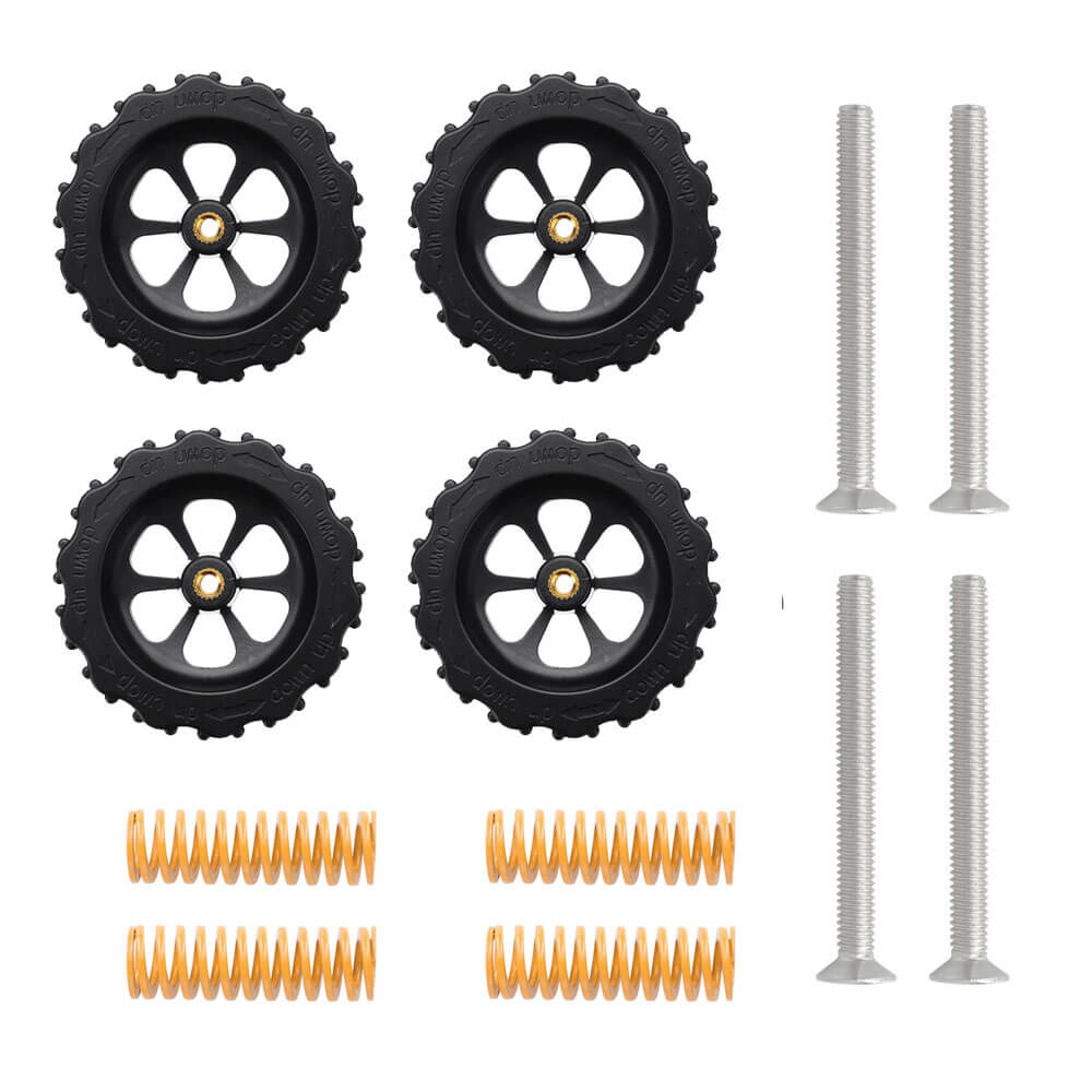 3D Yazıcı Sıcak Yatak Tesviye Somun Kiti M4*59.1*42mm CR10 Büyük Boy Vidalı Somun - GD157