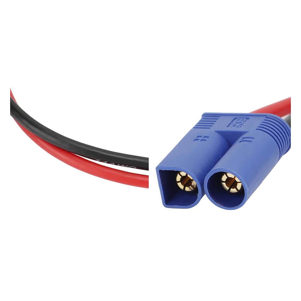 Lipo Pil EC5 Erkek Konnektör - 13cm 10AWG-GF22