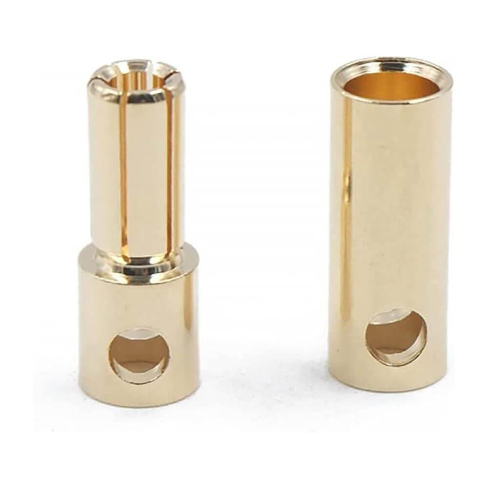 5.0mm Altın Kaplama Banana Erkek Soket 40A Pil Batarya Lion Bullet Plug-GF35