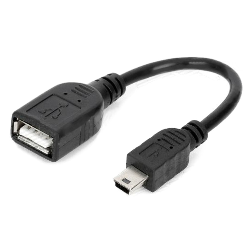 5 Pin Mini USB Erkek to USB Dişi OTG Kablo - Hızlı Aktarım