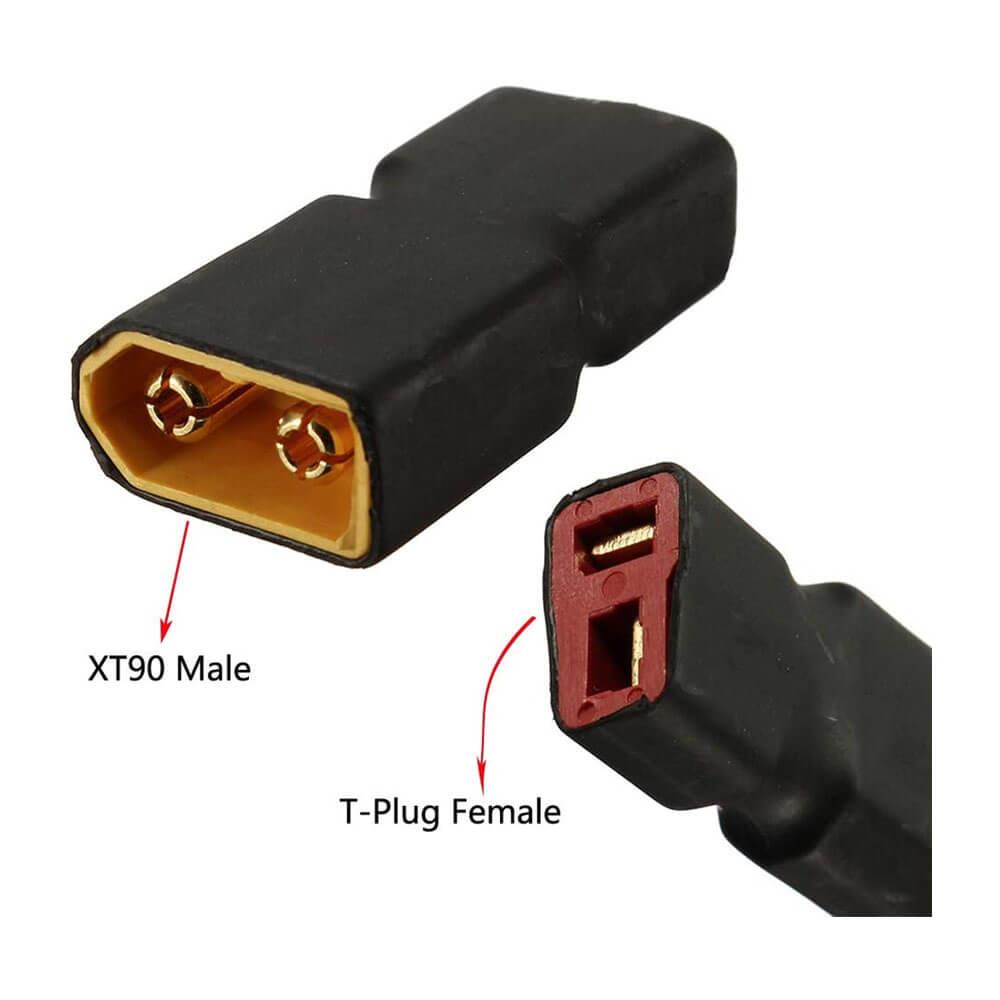 Xt90 Erkek To T Plug Fiş Dişi Konnektör Soket Kablosuz Adaptör Rc Lipo Pil