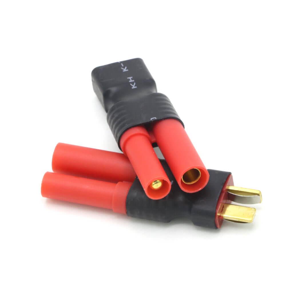 T Plug Erkek Hxt 4.0mm Banana Konnektör Adaptör Kablosuz Rc Pil Konnektörü Lipo