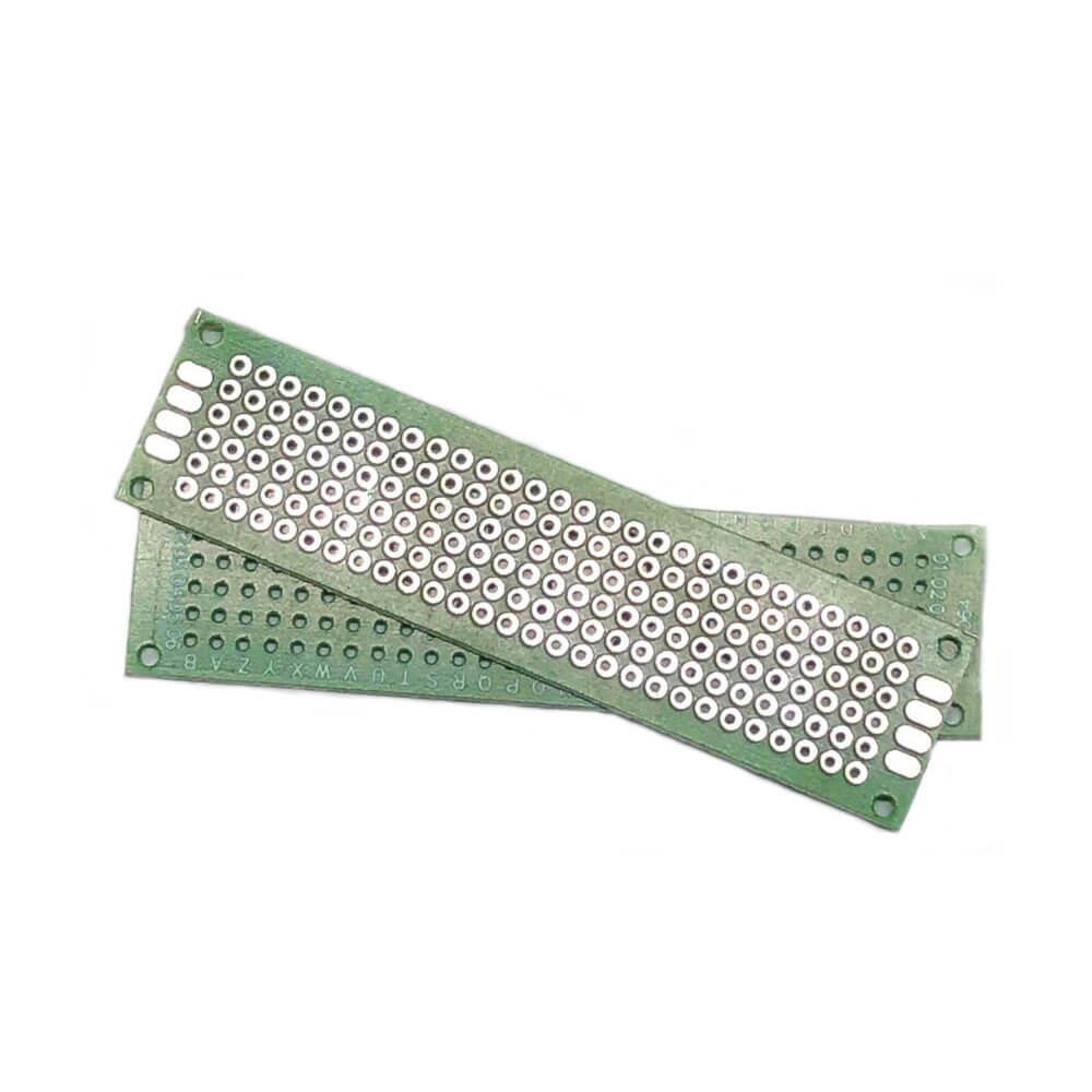 2x8cm Proto Pcb Tek Taraflı Delikli Pertenaks Prototip Deney Kartı Delikli Plaket Pertinaks - YA20