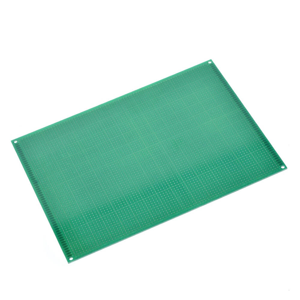 15x20cm Proto Pcb Tek Taraflı Delikli Pertinaks Prototip Deney Kartı Delikli Plaket Pertenaks - YA26