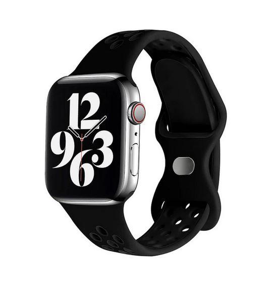 Apple Watch 1, 2, 3, 4, 5, 6, 7, 8, Se Nike Serisi Kordon S-m 42/44/45mm - Siyah 01 Siyah - BW8