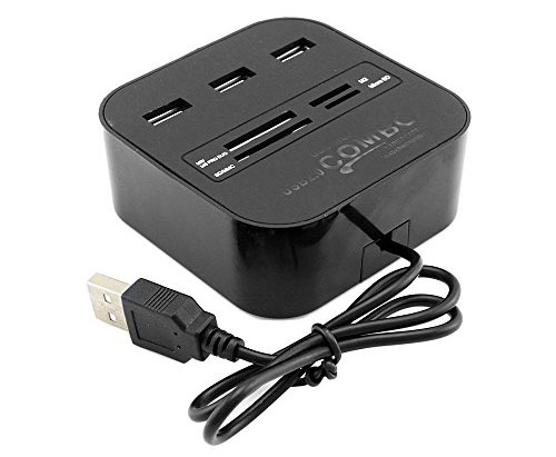 3 Port Usb 2.0 Hub Usb Çoklayıcı Usb Kart Okuyucu