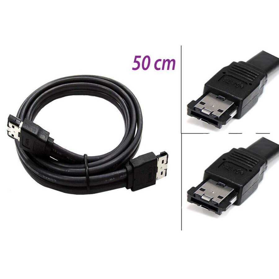 E-Sata Kablo - Esata Harddisk Kablosu - 50cm