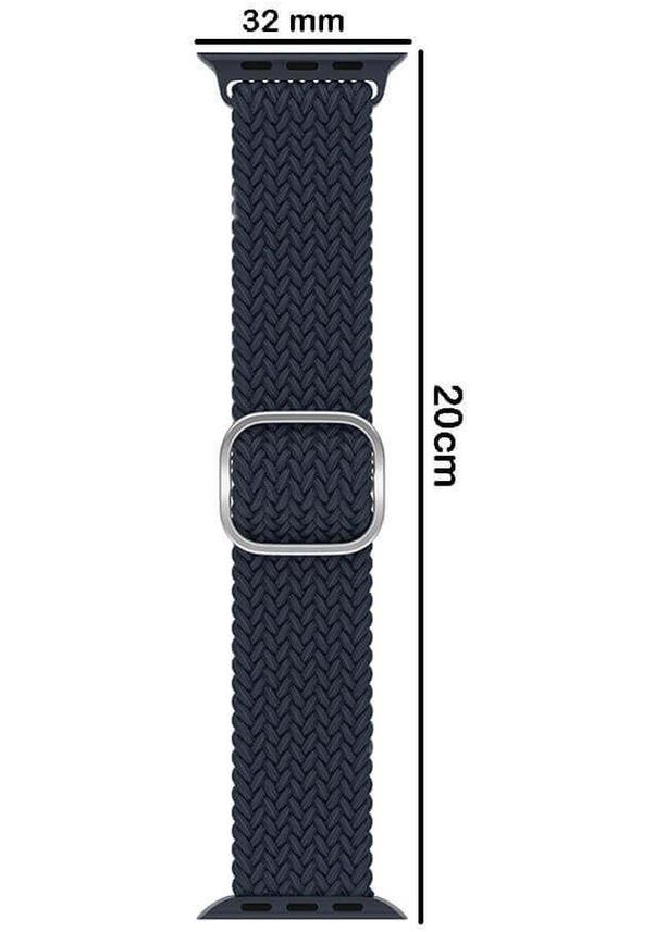 Apple Watch 1 2 3 4 5 6 7 8 Se Ultra Solo Loop Esnek Örgü Tokalı Kordon 38/40/41mm - Gökkuşağı .Gökkuşağı-38-40-41 MM