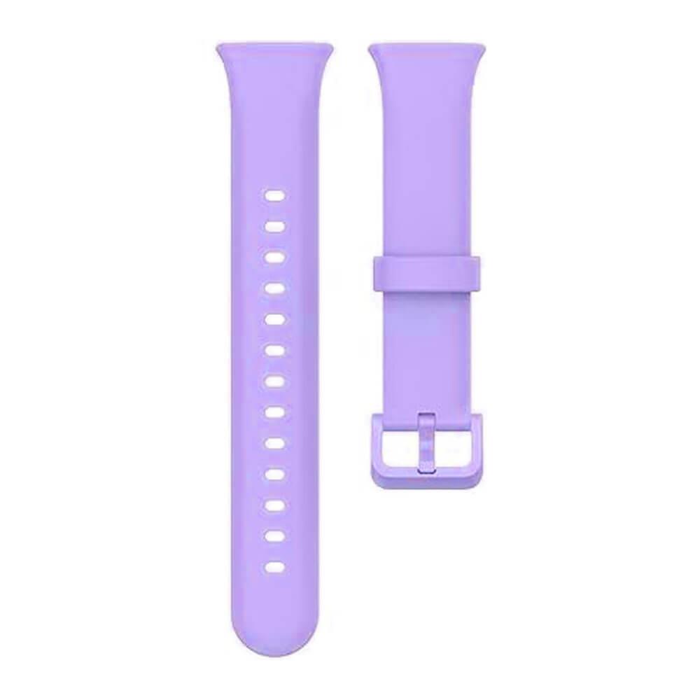 Xiaomi Mi Band 7 Pro Uyumlu Tpu Silikon Kordon Kayış - Klasik Model - Mor 02.Mor - PR6