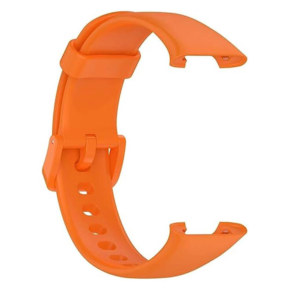 Xiaomi Mi Band 7 Pro Uyumlu Tpu Silikon Kordon Kayış - Klasik Model - Turuncu 09.Turuncu - PR6