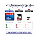Sandisk 512MB CF Kart Endüstriyel Hafıza Kartı