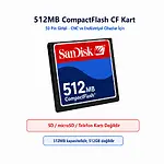 Sandisk 512MB CF Kart Endüstriyel Hafıza Kartı