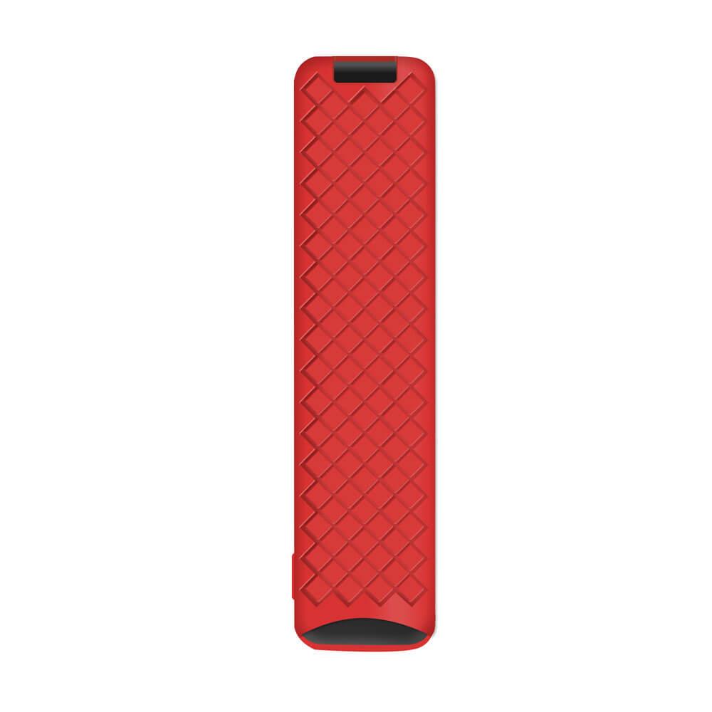 Realme 4k Tv Stick Uyumlu Uzaktan Kumanda Kılıfı - Silikon Koruyucu Kılıf - Kırmızı