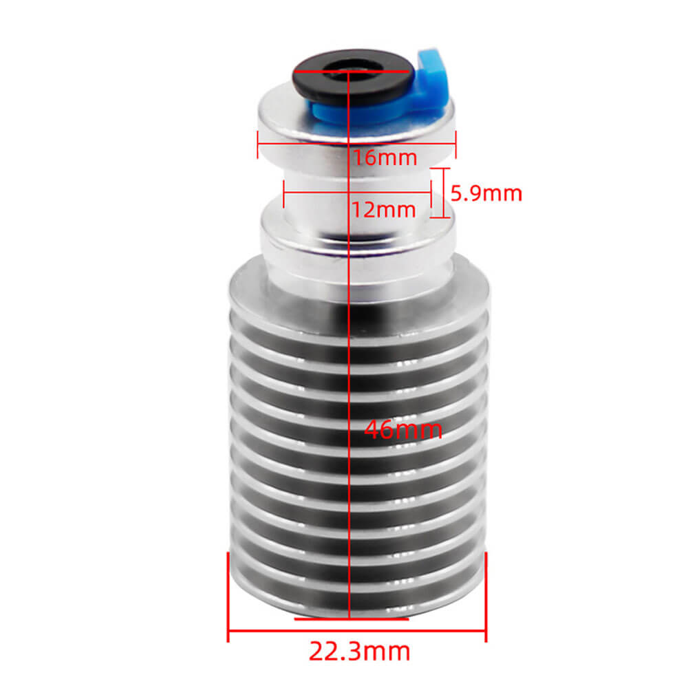 3D Yazıcı Voron 2.4 Radyatör E3D V6 Metal Isı Borusu Bağlantısı 1.75mm - GD172