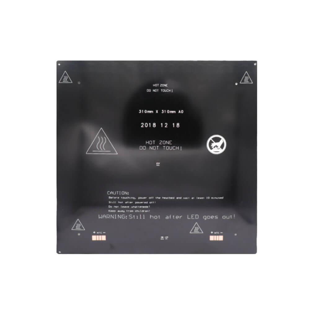 3D Yazıcı Alüminyum Alt Tabaka Sıcak Yatak Baskı Alanı 310*310*2mm Isıtma Platformu 260W - GD176 - GD274
