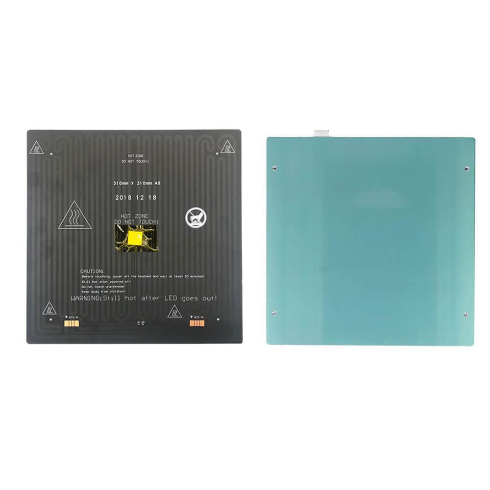 3D Yazıcı Alüminyum Alt Tabaka Sıcak Yatak Baskı Alanı 310*310*2mm Isıtma Platformu 260W - GD176 - GD274