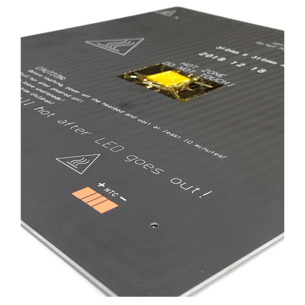 3D Yazıcı Alüminyum Alt Tabaka Sıcak Yatak Baskı Alanı 310*310*2mm Isıtma Platformu 260W - GD176 - GD274