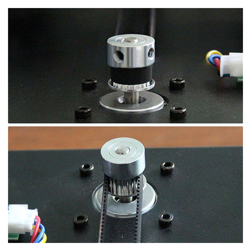 Gt2 20x16 Diş 5mm Alüminyum Alaşım Dişli Senkron Zamanlama Kayışı Kasnağı - GD187