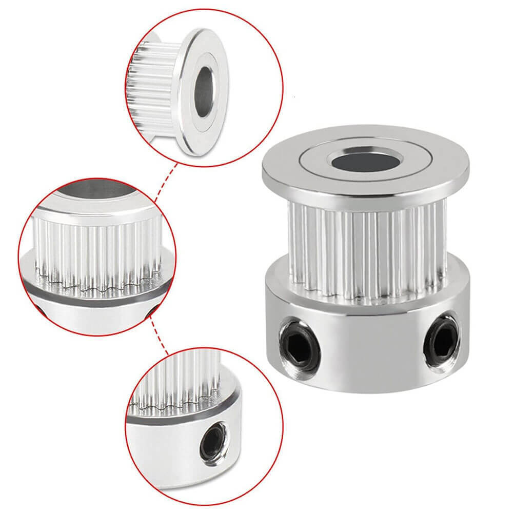 Gt2 20x16 Diş 6mm Alüminyum Alaşım Dişli Senkron Zamanlama Kayışı Kasnağı - GD194