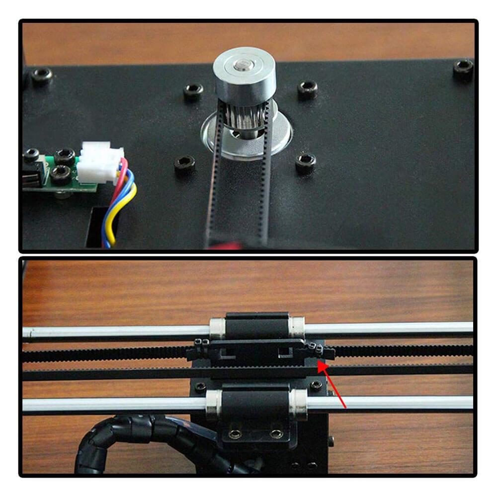 3D Yazıcı GT2 6mm Transmisyon Kayışı Kauçuk Triger Kayışı - 1m
