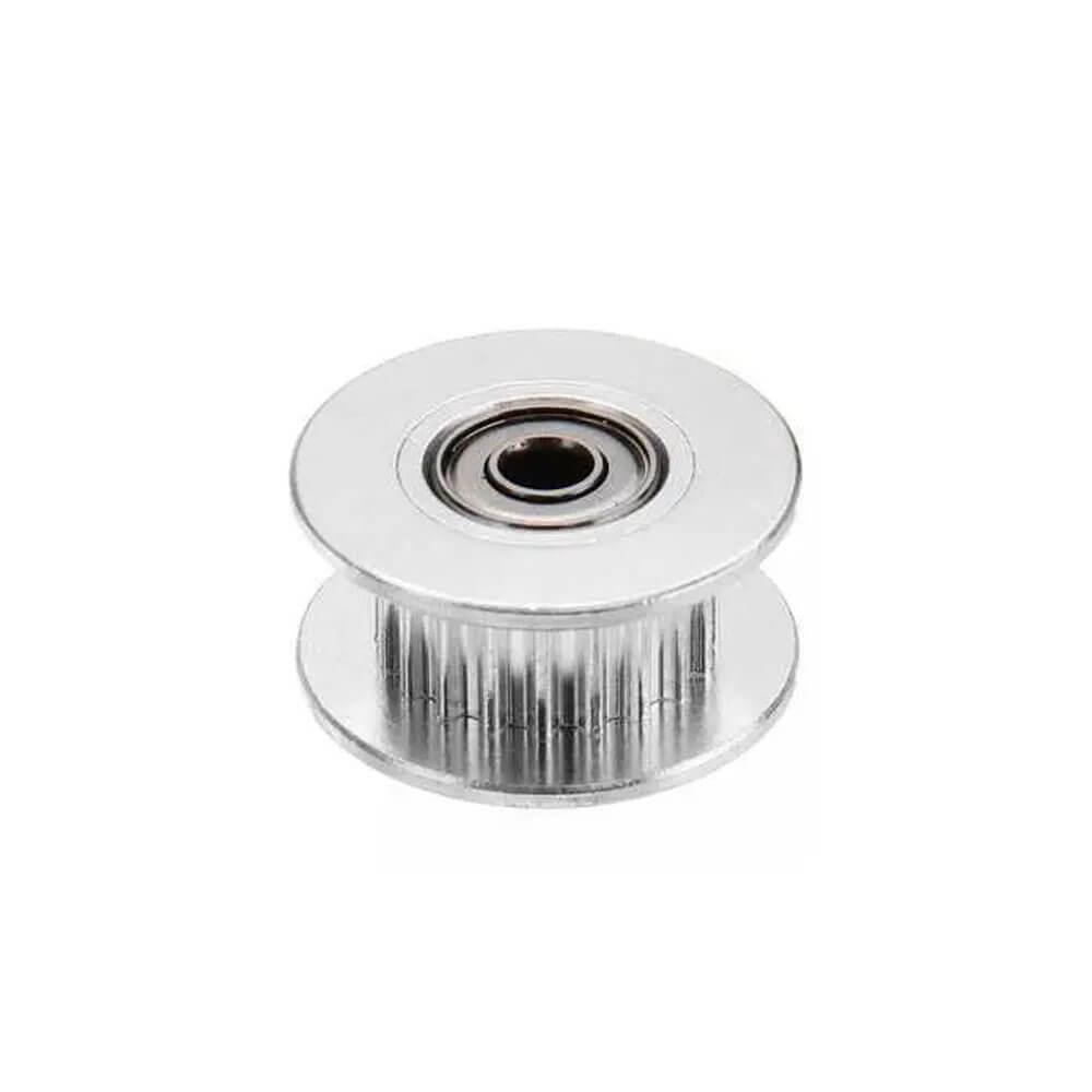 3D Yazıcı Gt2 20 Diş Avare H Tipi Kasnak Vida Deliği 3mm Kayış 6mm Rulmanlı
