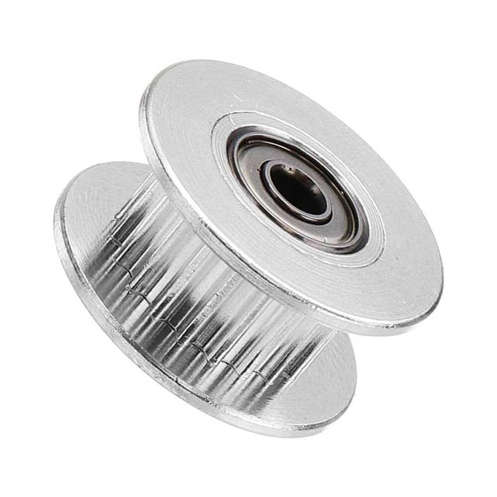 3D Yazıcı Gt2 20 Diş Avare H Tipi Kasnak Vida Deliği 3mm Kayış 6mm Rulmanlı