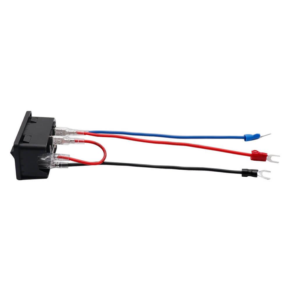 220V / 110V 10A AC Power Güç Kaynağı Konnektörü - Erkek - Sigortalı - Anahtarlı - Kablolu - GD257