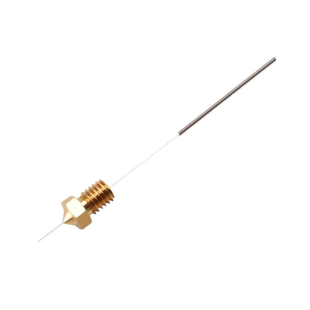 3D Yazıcı 1.0mm Nozzle Temizleme İğnesi Paslanmaz Çelik - 5 Adet