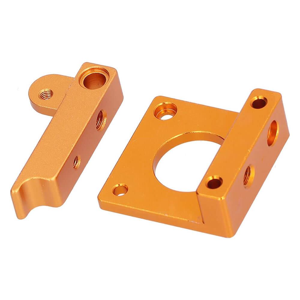 3D Yazıcı Alüminyum Blok 1.75 mm Ekstrüder Braketi MK8 Montaj Bloğu Sağ El