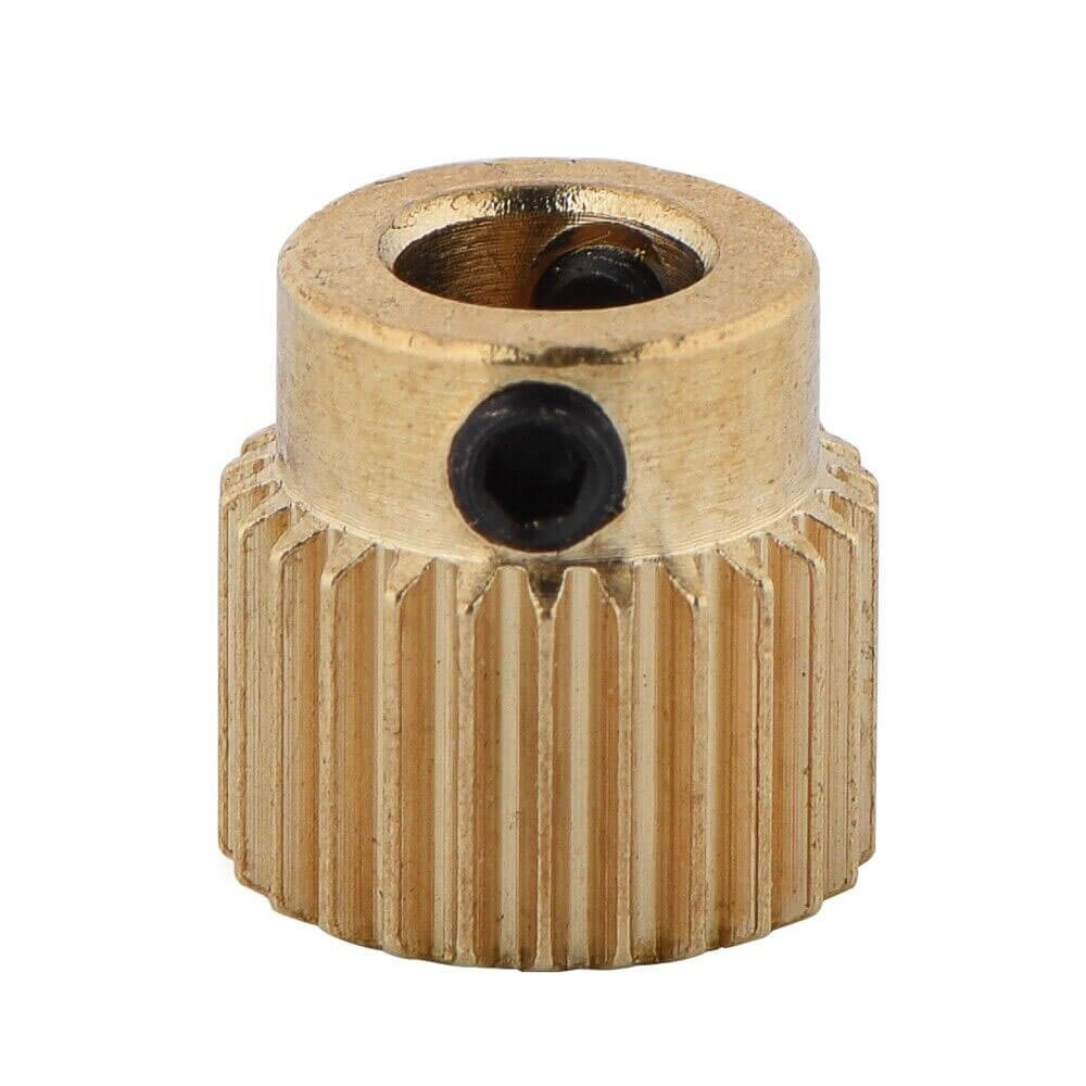 Mk8 Extruder 40 Diş-5mm Pirinç Özel Tel Besleme Ekstrüzyon Tekerleği Dişlisi - GD298