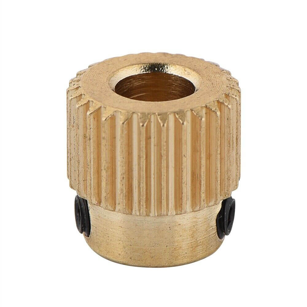 Mk8 Extruder 40 Diş-5mm Pirinç Özel Tel Besleme Ekstrüzyon Tekerleği Dişlisi - GD298