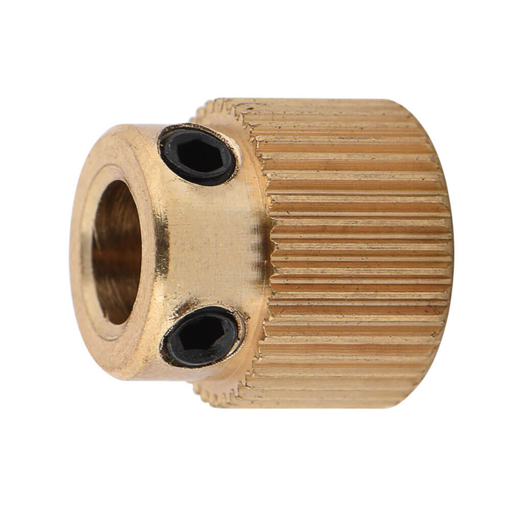 Mk8 Extruder 40 Diş-5mm Pirinç Özel Tel Besleme Ekstrüzyon Tekerleği Dişlisi - GD298
