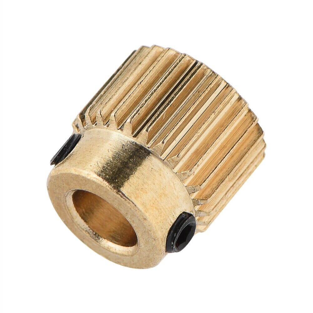 Mk8 Extruder 40 Diş-5mm Pirinç Özel Tel Besleme Ekstrüzyon Tekerleği Dişlisi - GD298
