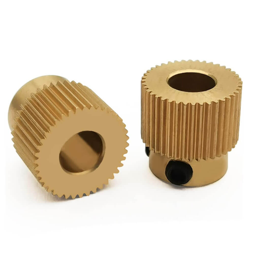 Mk8 Extruder 20 Diş-5mm Pirinç Özel Tel Besleme Ekstrüzyon Tekerleği Dişlisi - GD297