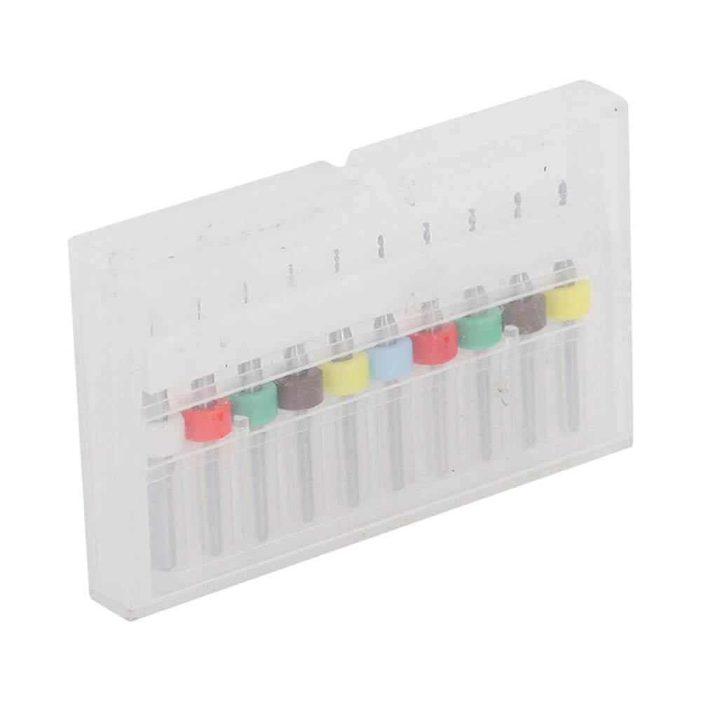 10 Adet 3d Yazıcı Micro Matkap Ucu Çelik Set 0.2-1.2mm Karbür Nozzle Temizleme İğnesi Kutulu