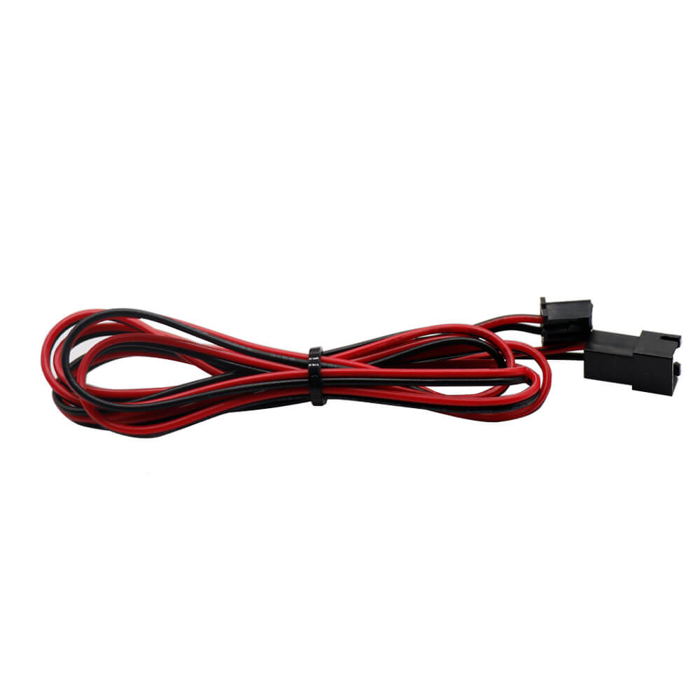 3D Yazıcı Soğutma Fanı Uzatma Kablosu 2Pin XH2.54 Erkek-Dişi DuPont Kablo 1 Metre