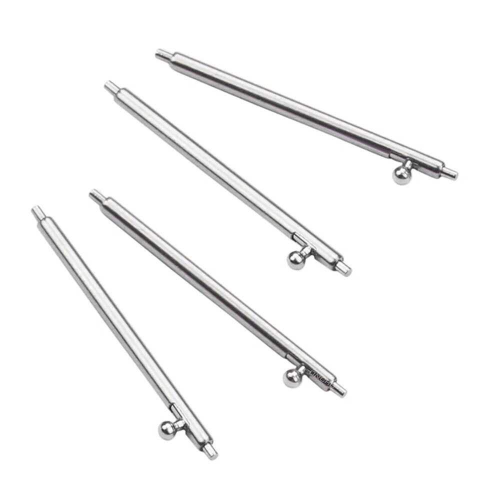 Paslanmaz Çelik Yaylı Otomatik Boynuzlu Kol Saati Kordon Bağlantı Pimi Susta - 1.5mm 13mm - Pims1